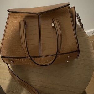 Small tan Zara bag